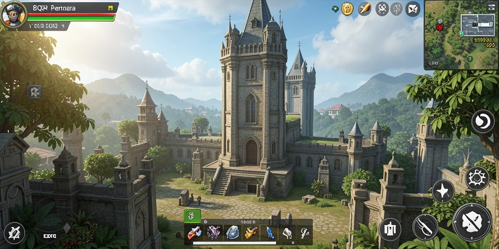 Screenshot gameplay menampilkan strategi pertahanan yang menarik.