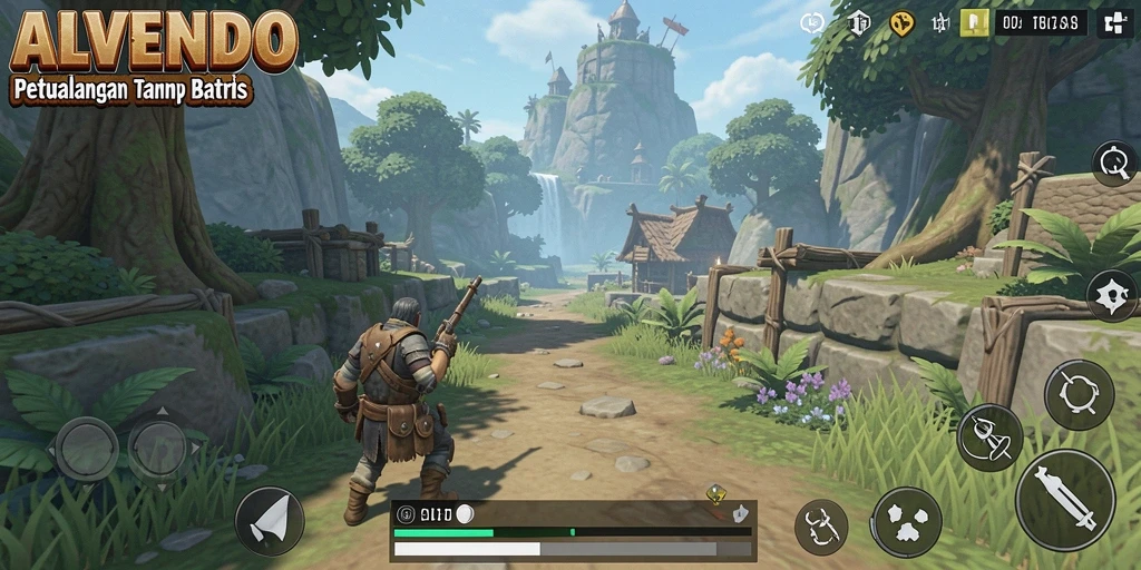 Gameplay menakjubkan di dunia Open World ALVENDO.