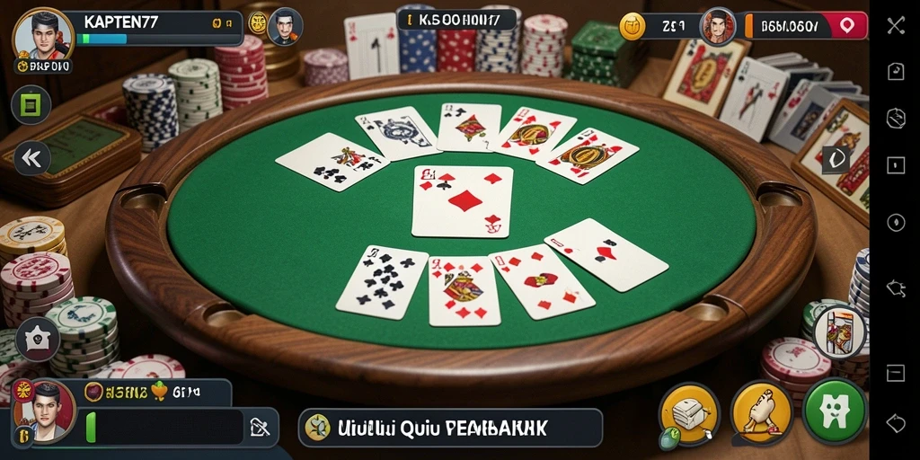 Tampilan gameplay KAPTEN77 yang seru dan menantang.