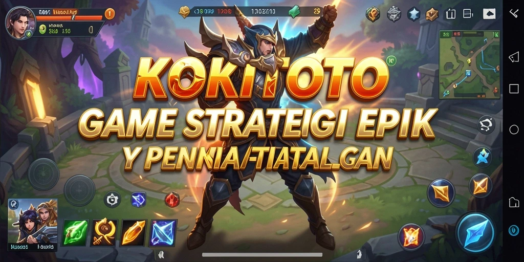 Tampilan gameplay KOKITOTO dengan strategi mendalam dan aksi seru.