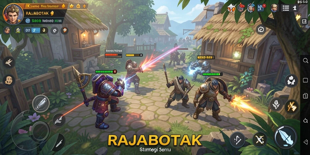 Tampilan menarik dari gameplay RAJABOTAK yang seru