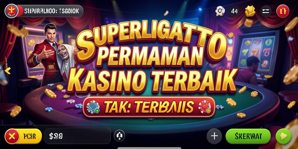 Gameplay menegangkan dan seru di SUPERLIGATOTO yang penuh aksi.