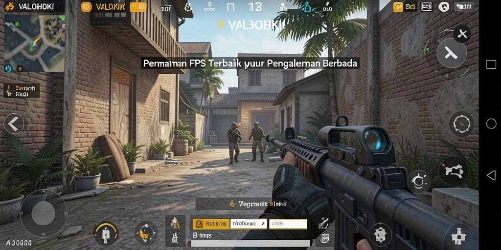 Tampilan menarik dari gameplay VALOHOKI yang mendebarkan.