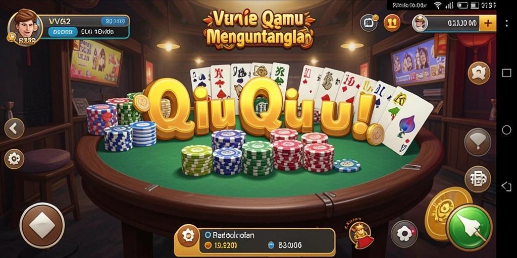 Tampilan gameplay QiuQiu yang menarik dan seru.